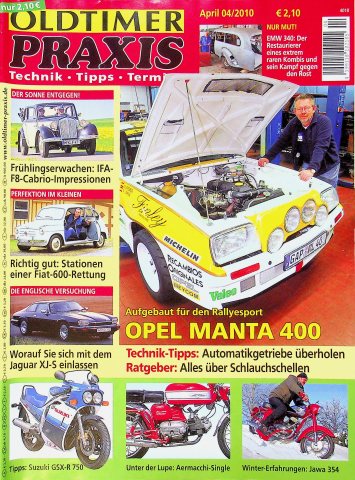 Deckblatt Oldtimer Praxis (04/2010)